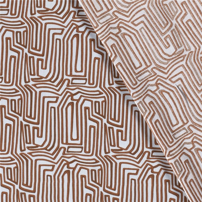 VISCOSE POPLIN PRINT ABSTRACT