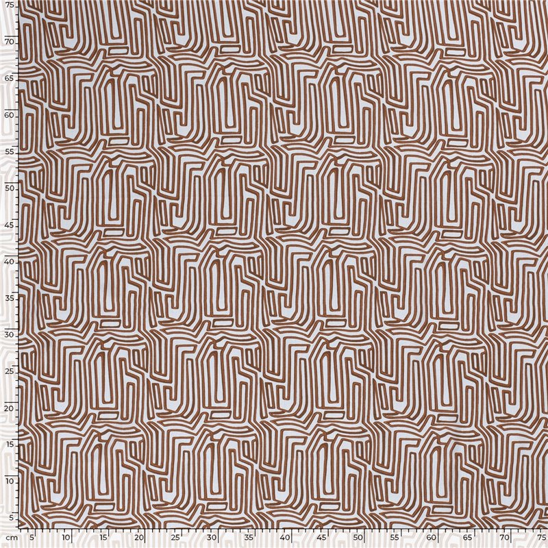 VISCOSE POPLIN PRINT ABSTRACT