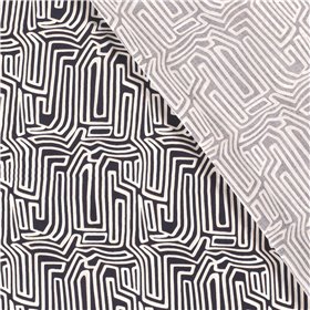 VISCOSE POPLIN PRINT ABSTRACT