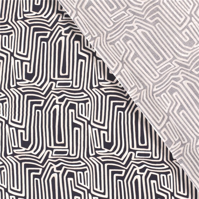VISCOSE POPLIN PRINT ABSTRACT
