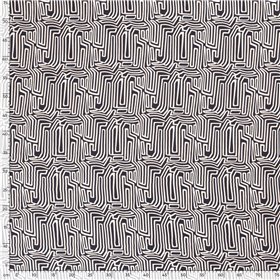 VISCOSE POPLIN PRINT ABSTRACT