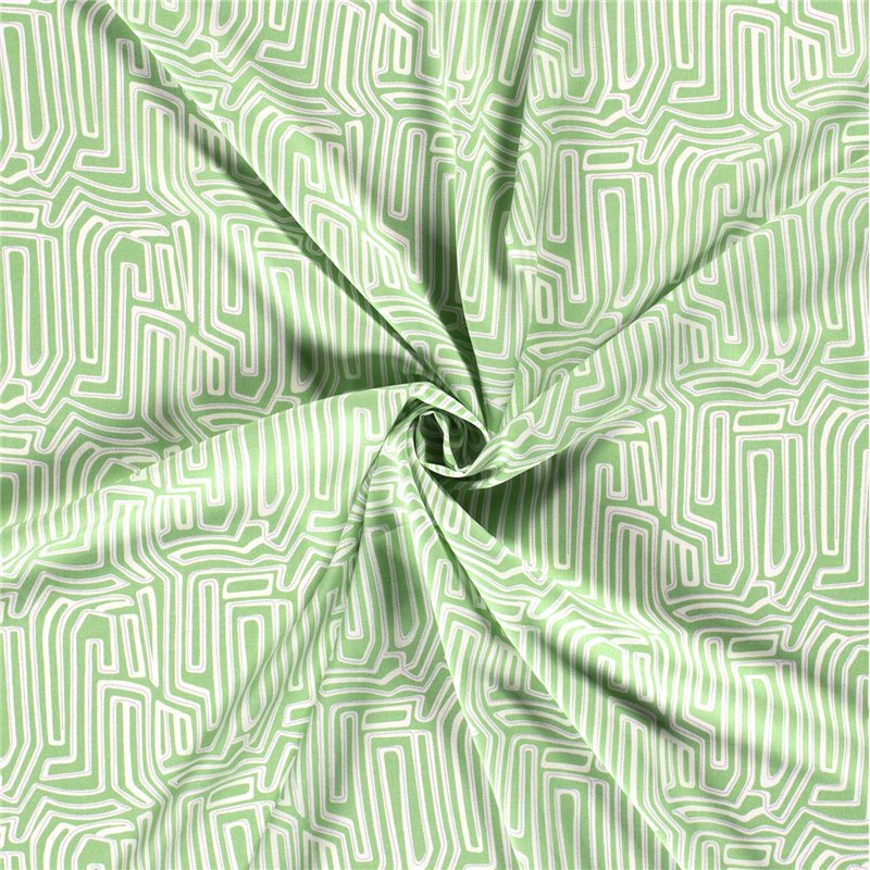 VISCOSE POPLIN PRINT ABSTRACT