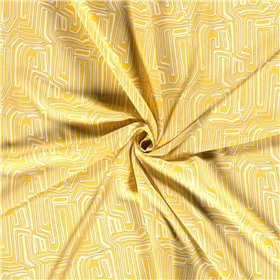 VISCOSE POPLIN PRINT ABSTRACT