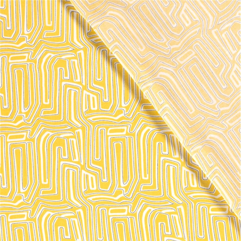 VISCOSE POPLIN PRINT ABSTRACT