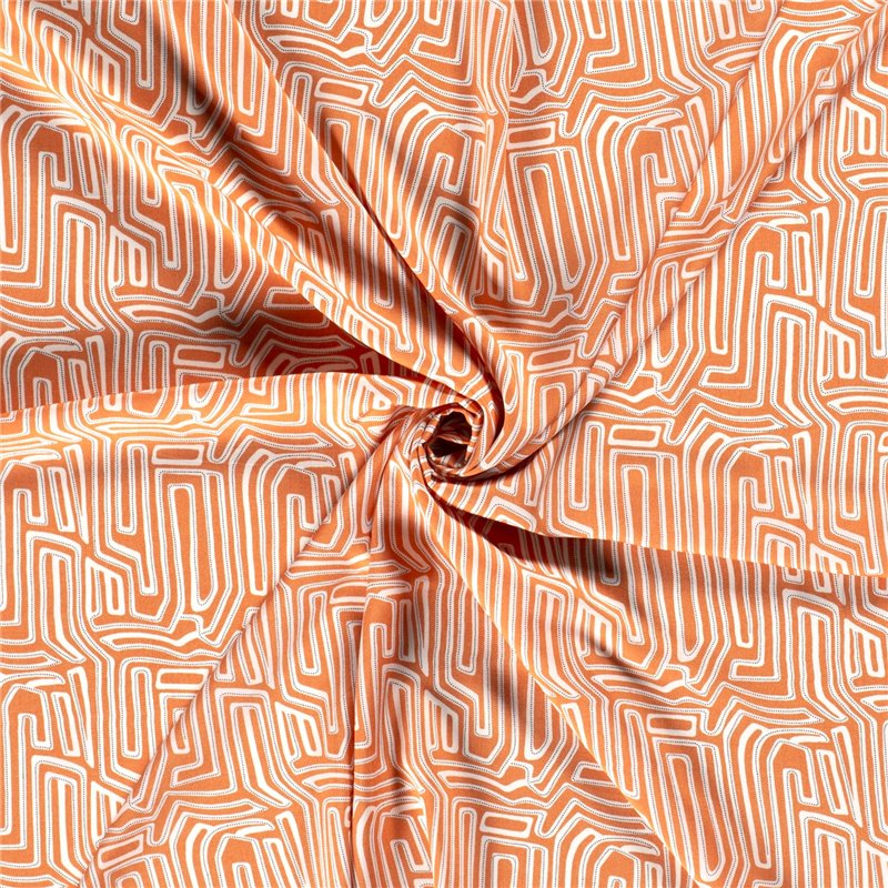 VISCOSE POPLIN PRINT ABSTRACT