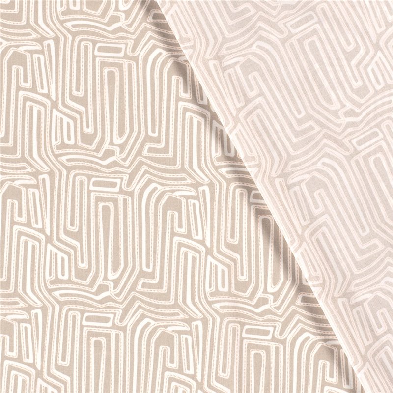 VISCOSE POPLIN PRINT ABSTRACT
