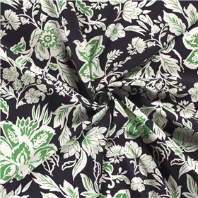 VISCOSE POPLIN PRINT FLOWERS