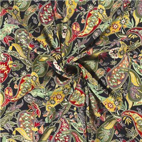 VISCOSE POPLIN PRINT FLOWERS