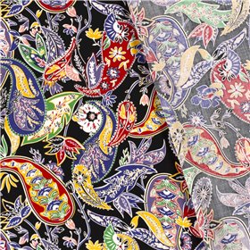 VISCOSE POPLIN PRINT FLOWERS