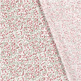 VISCOSE POPLIN PRINT FLOWERS