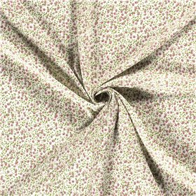 VISCOSE POPLIN PRINT FLOWERS