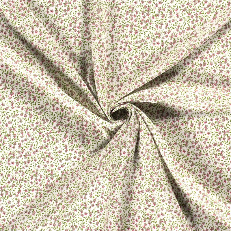 VISCOSE POPLIN PRINT FLOWERS