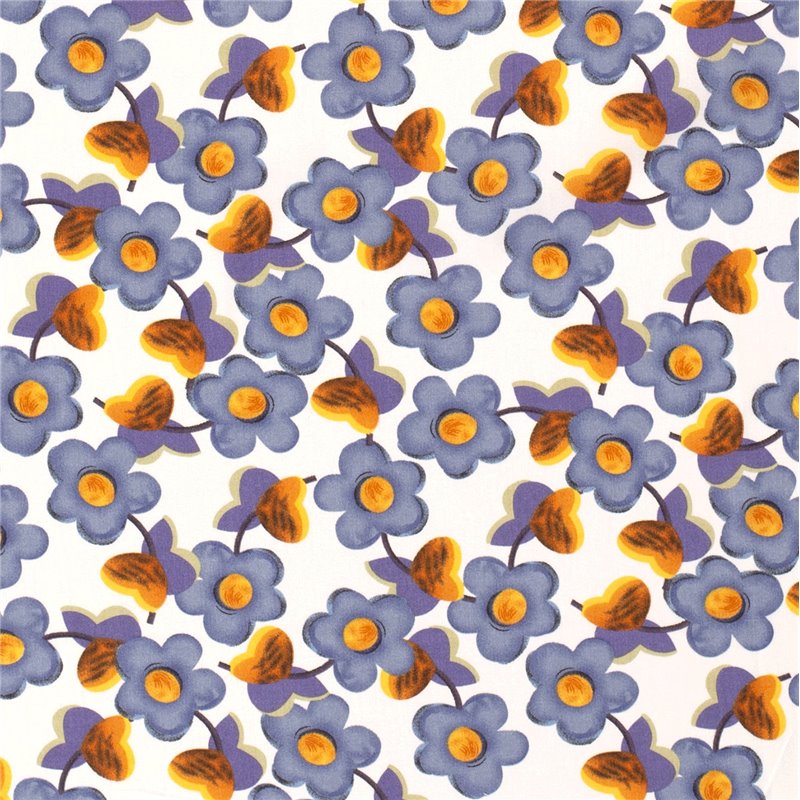 VISCOSE POPLIN PRINT FLOWERS