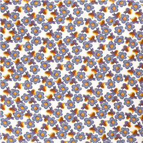 VISCOSE POPLIN PRINT FLOWERS