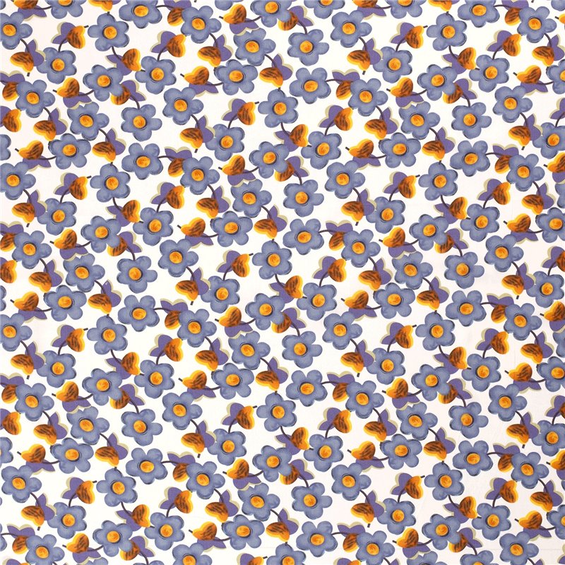 VISCOSE POPLIN PRINT FLOWERS