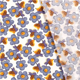 VISCOSE POPLIN PRINT FLOWERS