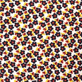VISCOSE POPLIN PRINT FLOWERS