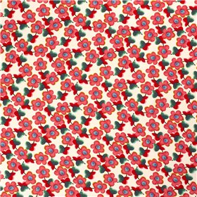 VISCOSE POPLIN PRINT FLOWERS