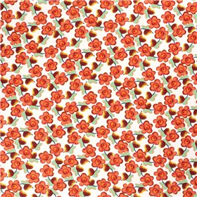 VISCOSE POPLIN PRINT FLOWERS