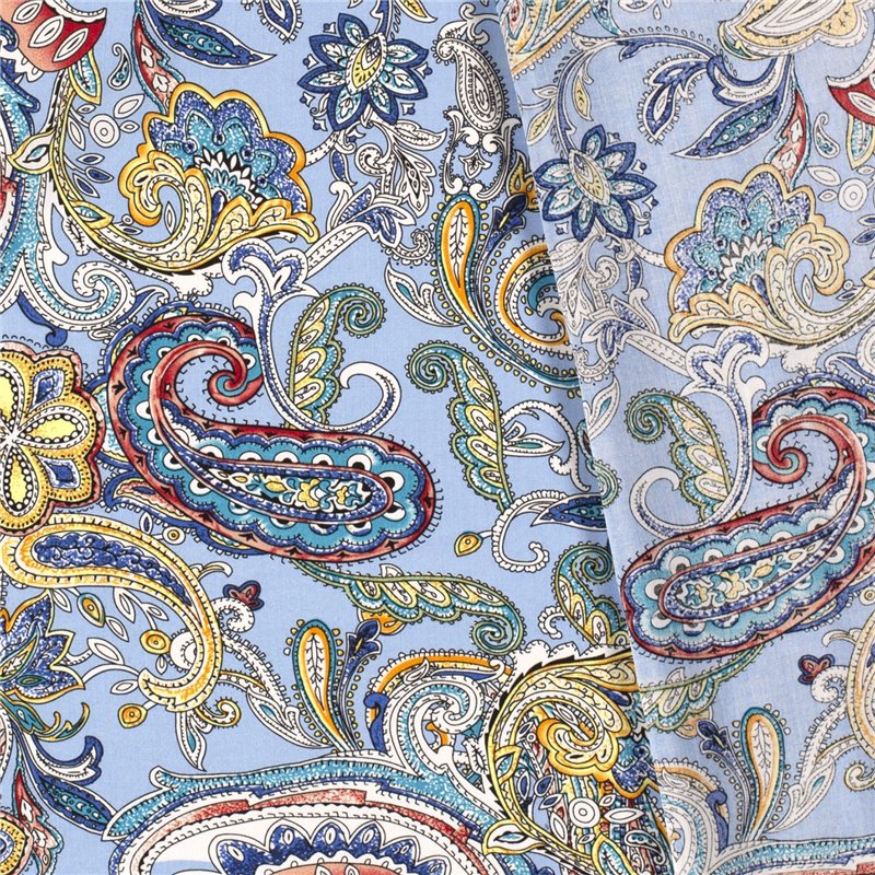 VISCOSE POPLIN PRINT ABSTRACT