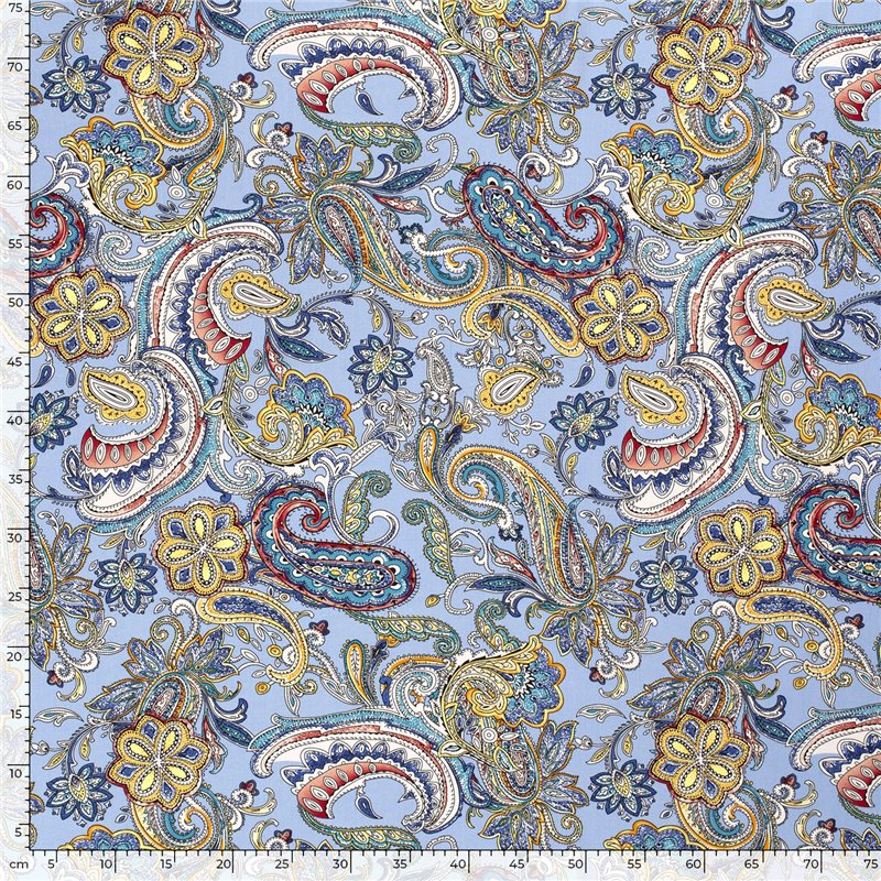 VISCOSE POPLIN PRINT ABSTRACT