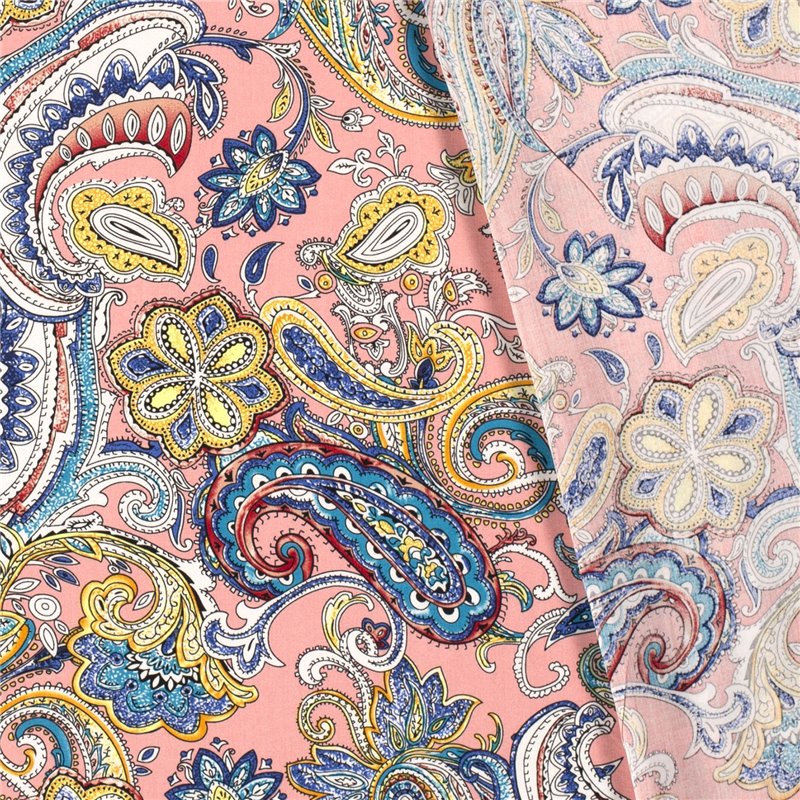 VISCOSE POPLIN PRINT ABSTRACT