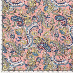 VISCOSE POPLIN PRINT ABSTRACT