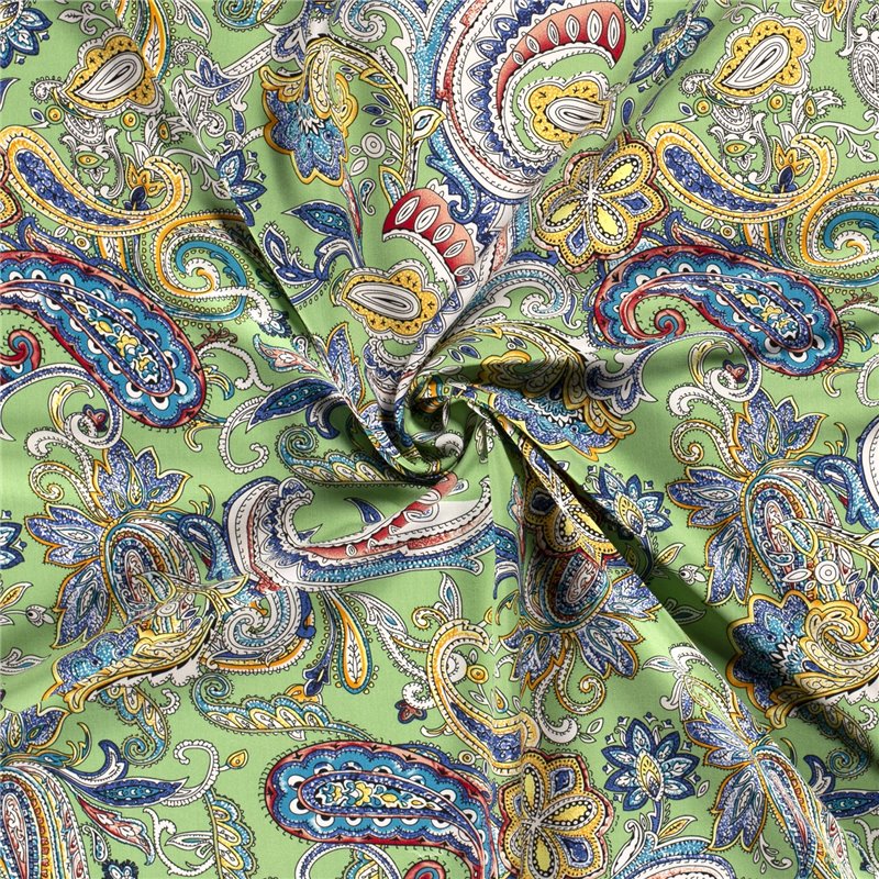 VISCOSE POPLIN PRINT ABSTRACT