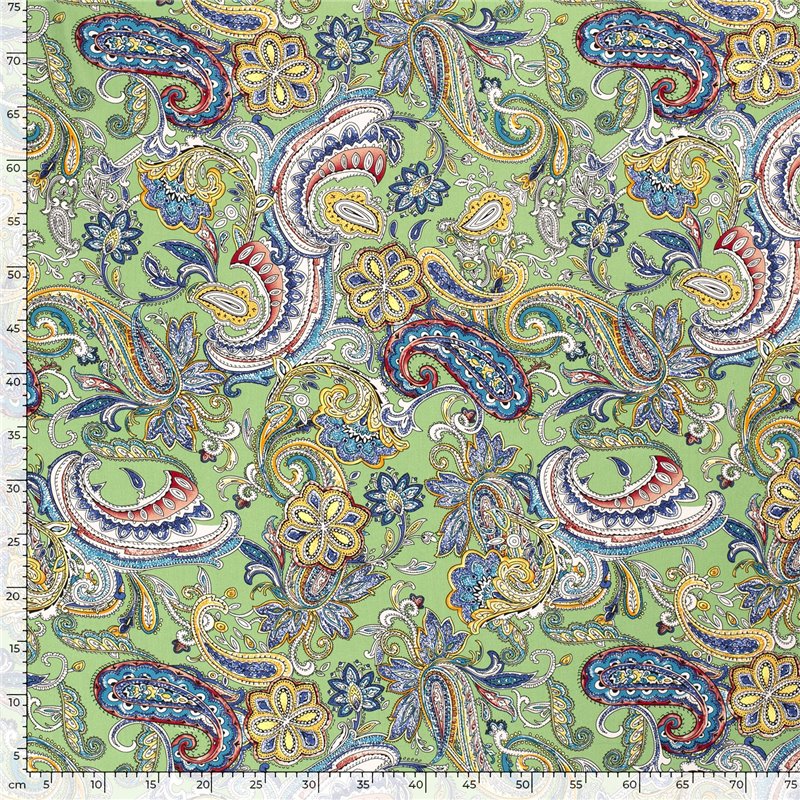 VISCOSE POPLIN PRINT ABSTRACT