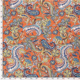 VISCOSE POPLIN PRINT ABSTRACT