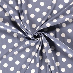 VISCOSE POPLIN PRINT DOTS