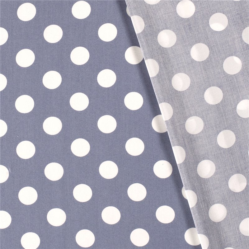 VISCOSE POPLIN PRINT DOTS
