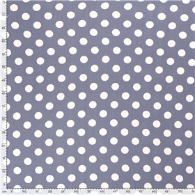 VISCOSE POPLIN PRINT DOTS