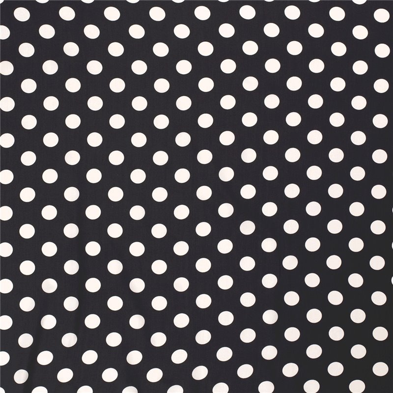 VISCOSE POPLIN PRINT DOTS