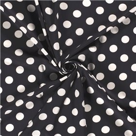 VISCOSE POPLIN PRINT DOTS