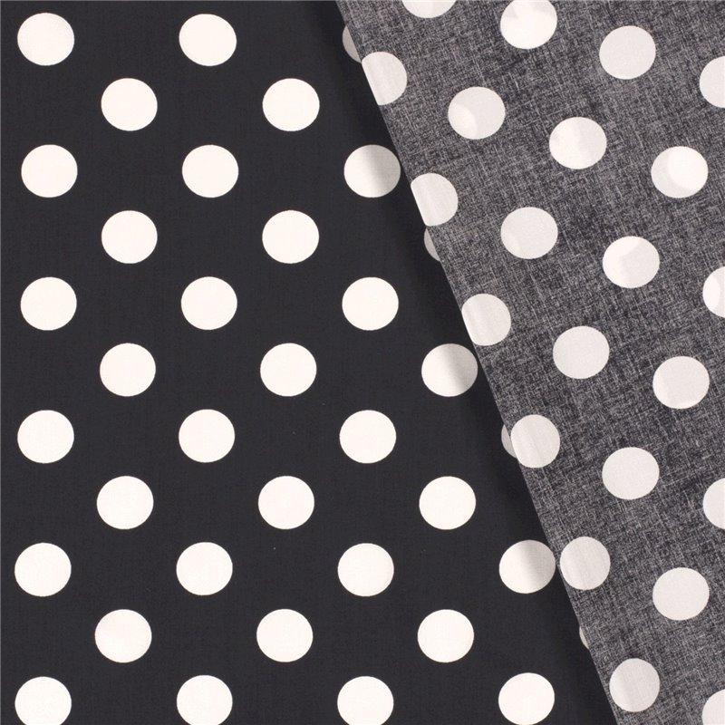 VISCOSE POPLIN PRINT DOTS