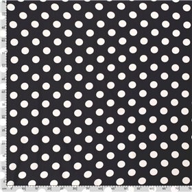 VISCOSE POPLIN PRINT DOTS