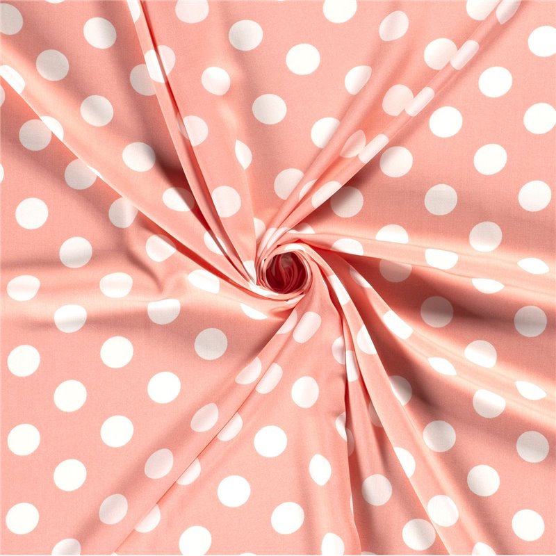 VISCOSE POPLIN PRINT DOTS