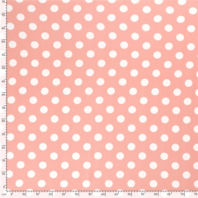 VISCOSE POPLIN PRINT DOTS