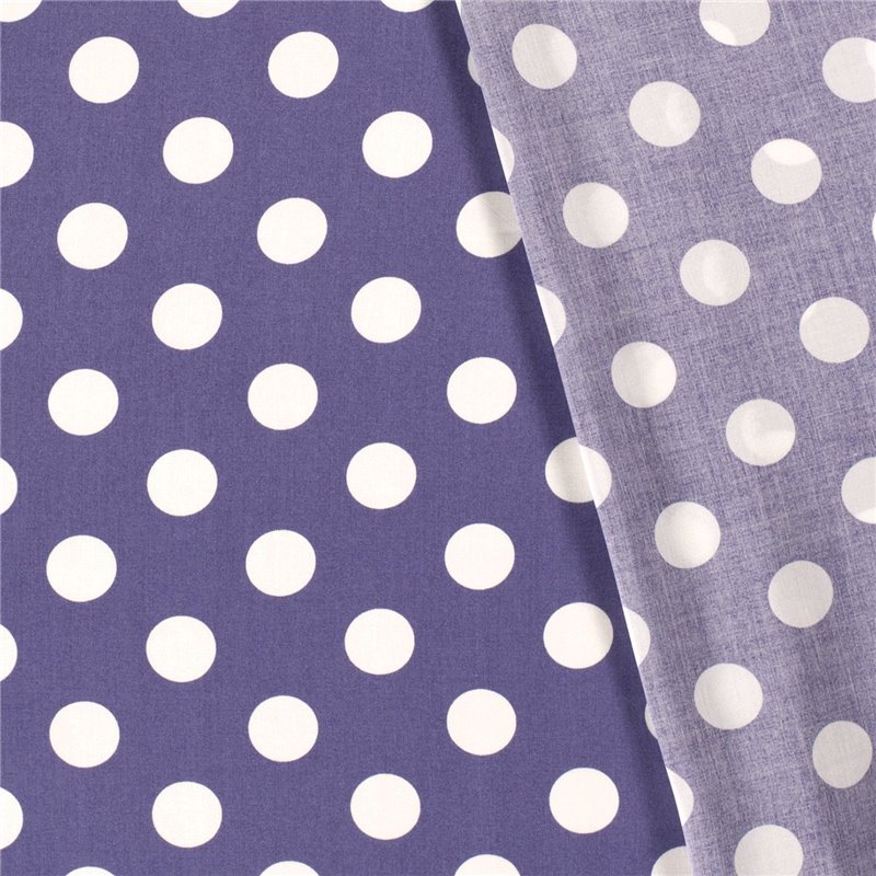 VISCOSE POPLIN PRINT DOTS