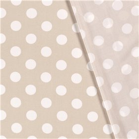 VISCOSE POPLIN PRINT DOTS