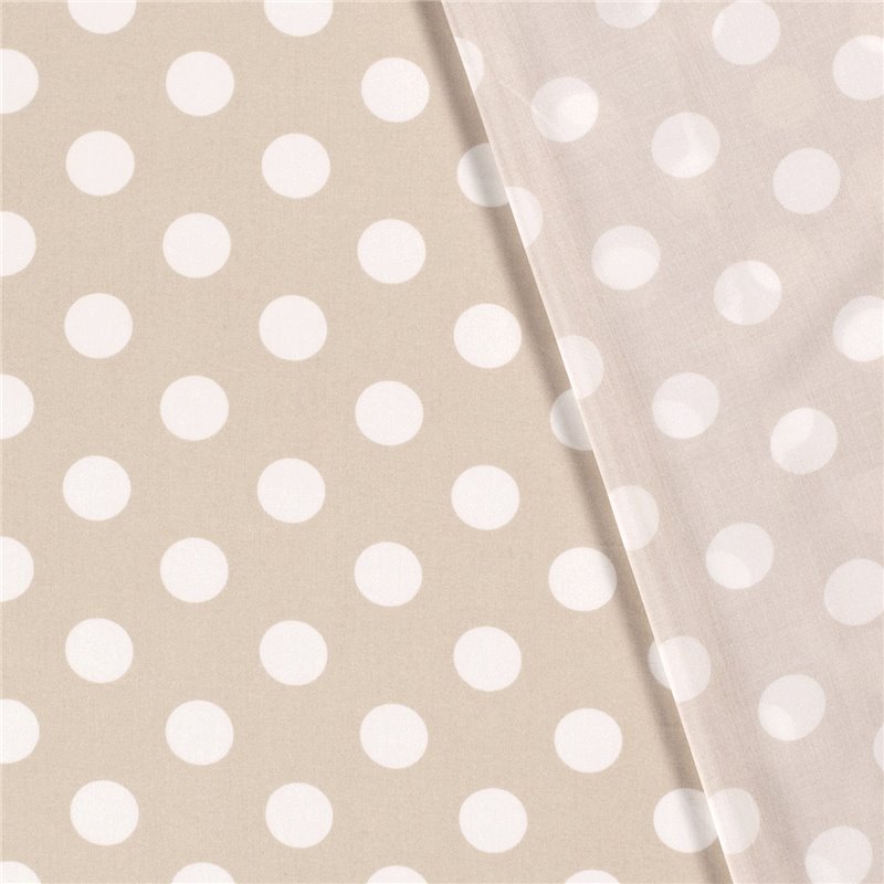 VISCOSE POPLIN PRINT DOTS