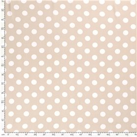 VISCOSE POPLIN PRINT DOTS
