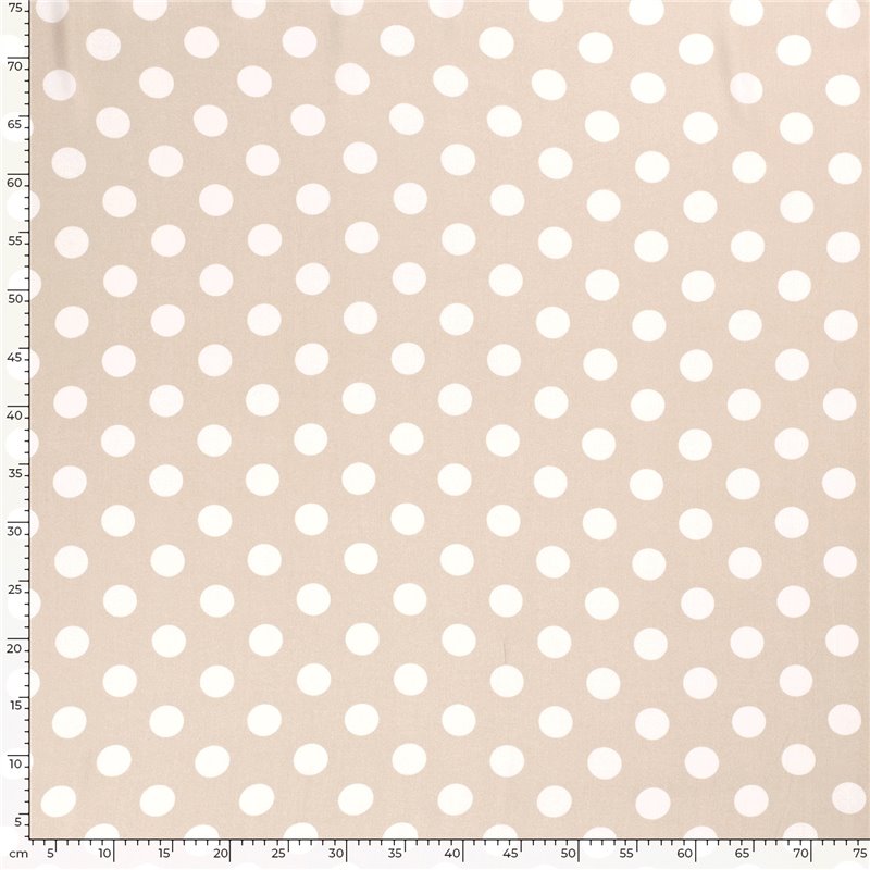 VISCOSE POPLIN PRINT DOTS