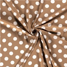 VISCOSE POPLIN PRINT DOTS