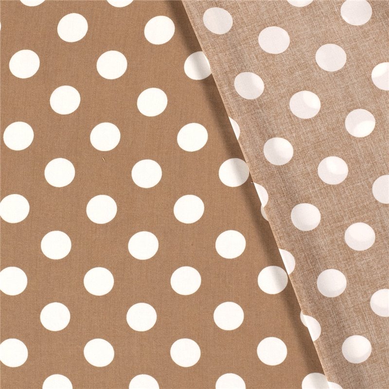 VISCOSE POPLIN PRINT DOTS