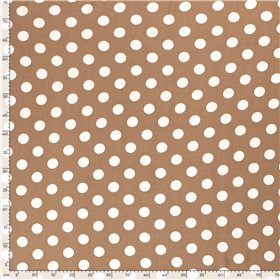 VISCOSE POPLIN PRINT DOTS