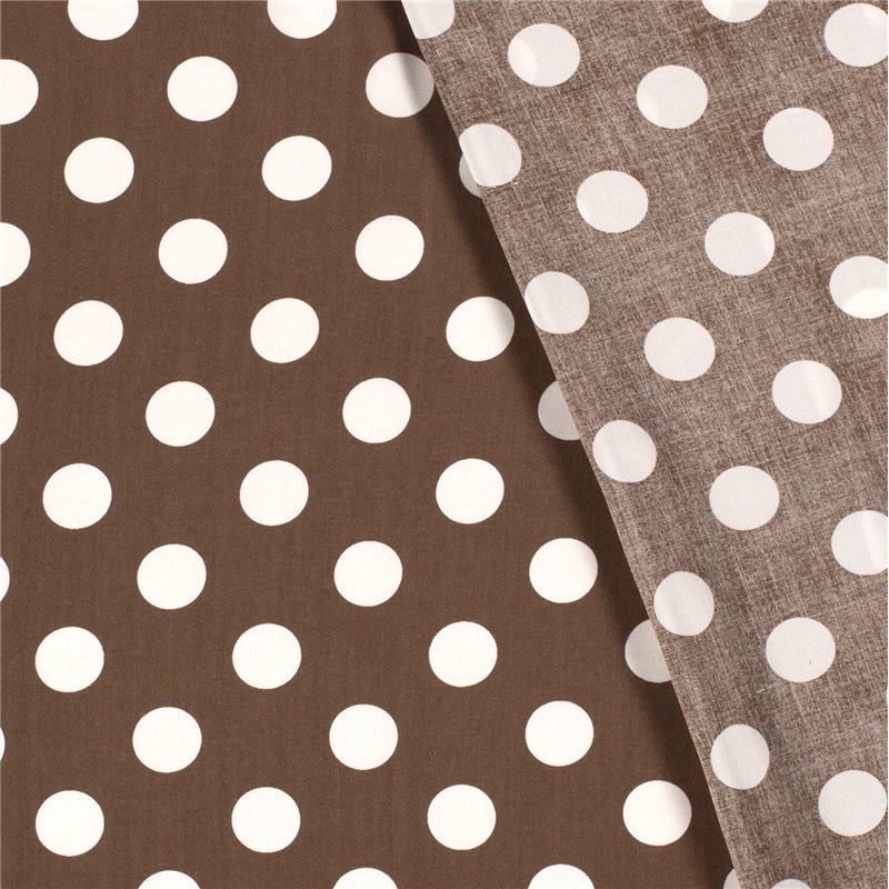 VISCOSE POPLIN PRINT DOTS