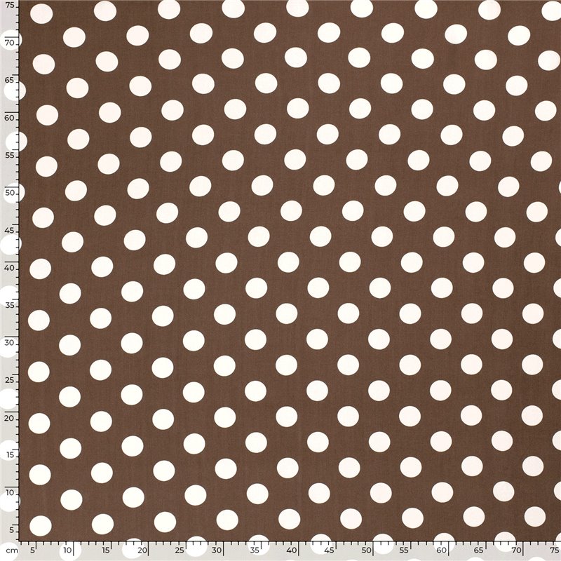 VISCOSE POPLIN PRINT DOTS