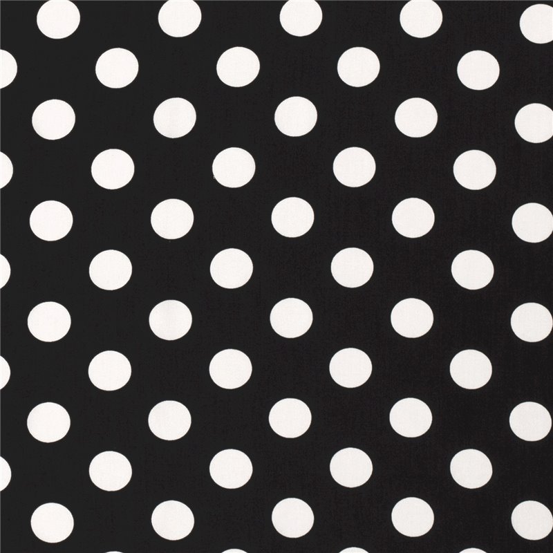 VISCOSE POPLIN PRINT DOTS